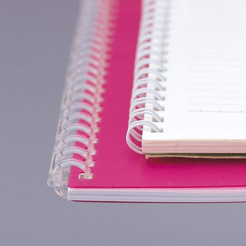 LIHIT LAB. Refillable Notebook (Journal), Lined Paper, 9.9 x 7.3 inches, Yellow Green (N1608-6) - Image 3